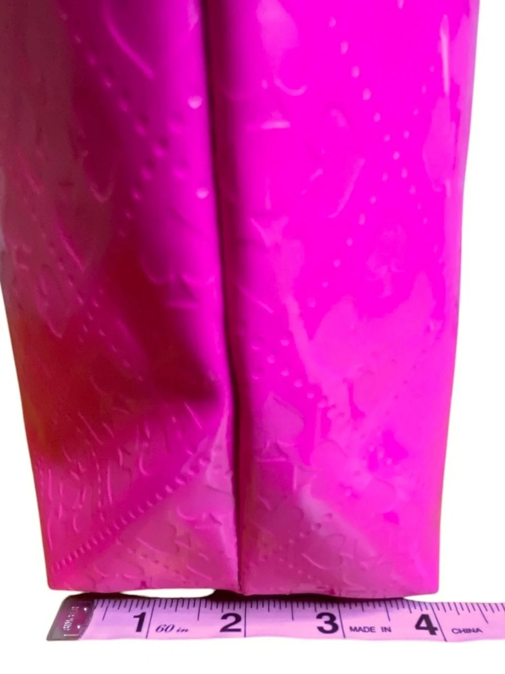Kate Spade Pink Embossed Patent Leather Tote Shoulder bag